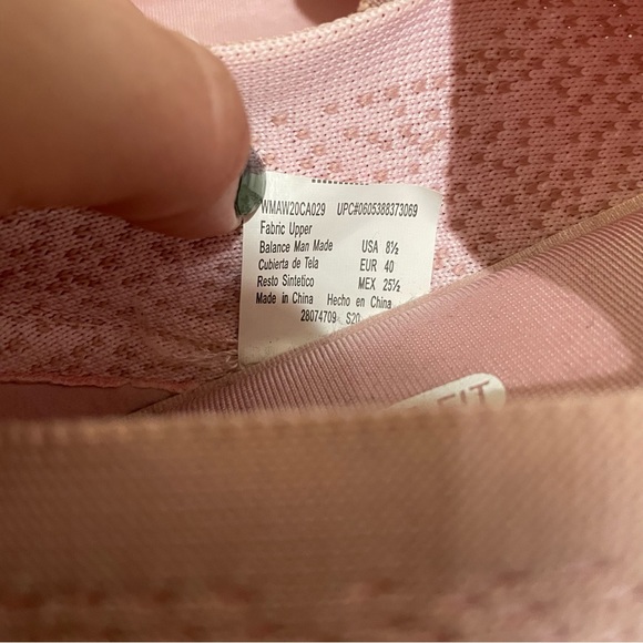 Athletic Works Slip On Comfort Fit Shoes Soft Pink Size 8.5 - Picture 7 of 9